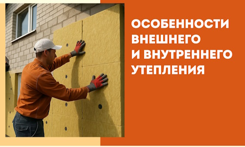 Какие особенности внешнего и внутреннего утепления в Рузаевке